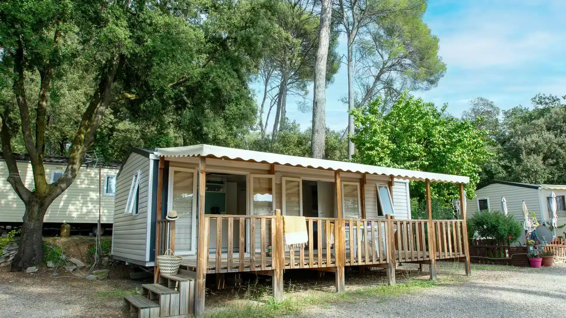 Camping de La Foux à Draguignan dans le Var.